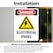 Signmission Electrical Panel Danger Sign, Vinyl Decal, 5in W x 7in L, 2PK OS-2PACK-DS-D-57-V-2213 - alternate 5